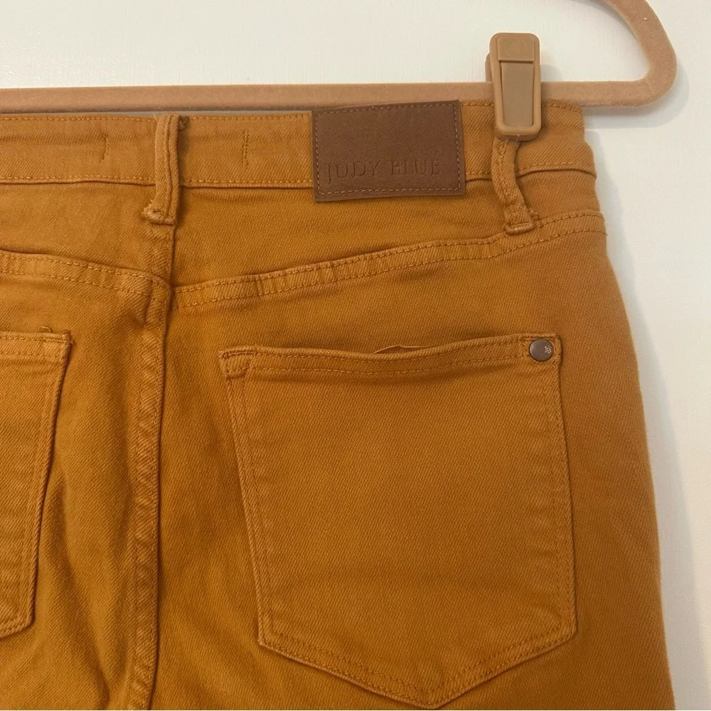 Judy Blue Marigold High Rise Tummy Control Top Flare Jeans Womens 7 28 Stretch